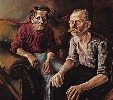 Otto Dix, I genitori dell'artista, 1921
